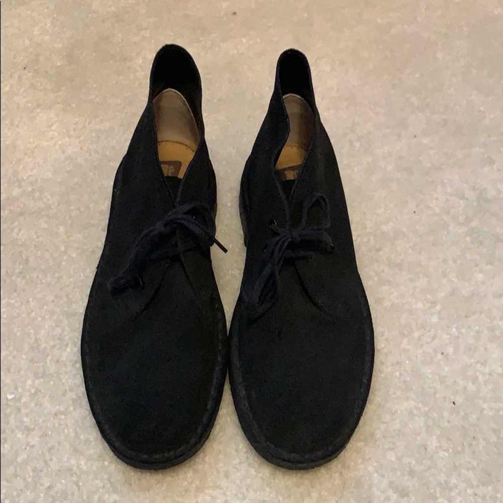 Black Suede Women’s Clarks Desert Boots